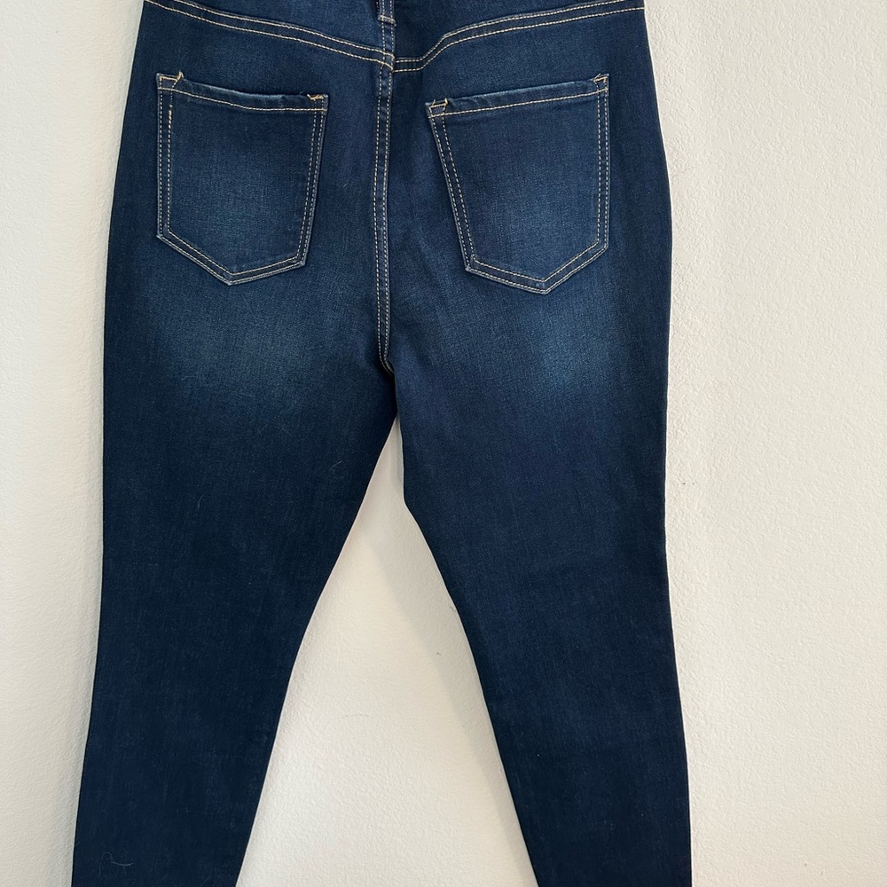 Time and Tru Navy High Rise Skinny Jeans - Picture 3 of 7